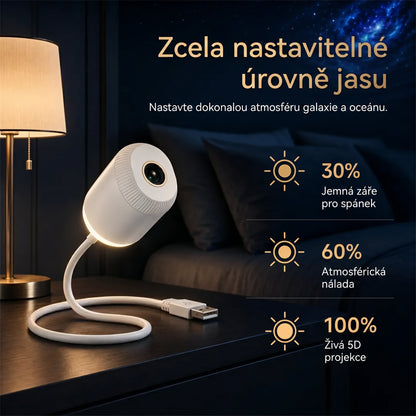 ⏰ Poslední den akce! 🔥 – SCNDR® Noční projektor – Chytrý holografický projektor hvězd 🌙
